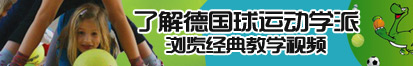 槽逼小视频了解德国球运动学派，浏览经典教学视频。